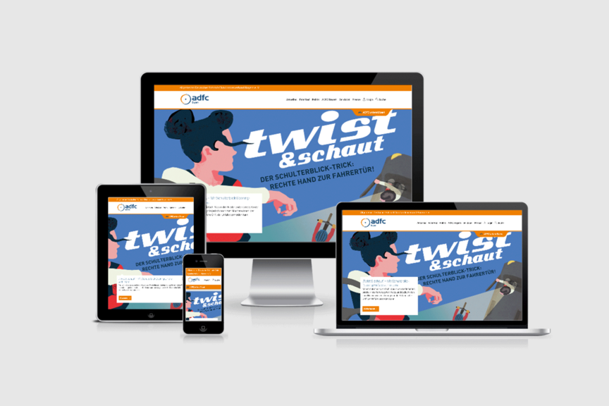 Einheitlicher Internetauftritt des gesamten ADFC schreitet voran. Einheitlicher Internetauftritt des gesamten ADFC schreitet voran.