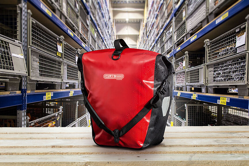 Ortlieb-Fahrradtaschen werden in Franken hergestellt. Ortlieb-Fahrradtaschen werden in Franken hergestellt.