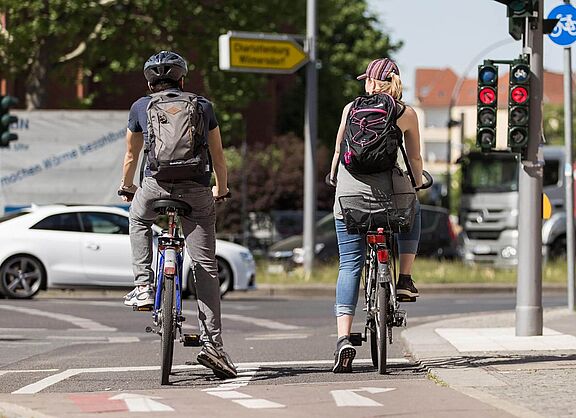 Radverkehr in Berlin steigt 2020 um 14 Prozent an.