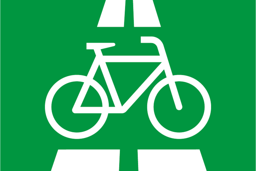 Radschnellweg Ruhr Bildmarke Die Kennzeichnung für den Radschnellweg Ruhr RS1.