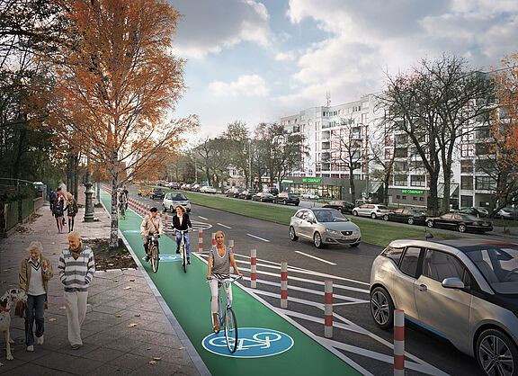 ADFC erklärt: „Protected Bike Lanes“ – Radfahren mit Schutz und Komfort 