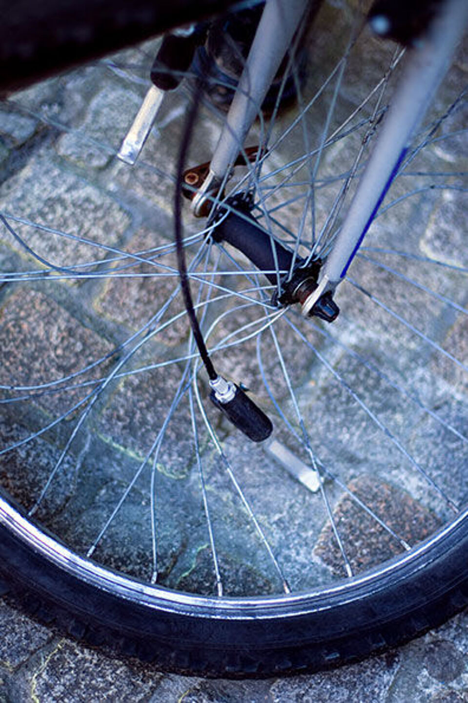 Verbogene Fahrradfelge Verbogene Fahrradfelge