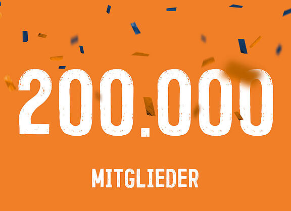 Der ADFC freut sich über mehr als 200.000 Mitglieder.