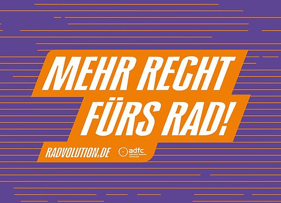 Der ADFC ruft auf zur Radvolution und fordert mehr Recht fürs Rad.