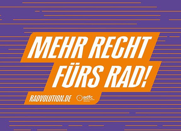 Der ADFC ruft auf zur Radvolution und fordert mehr Recht fürs Rad.